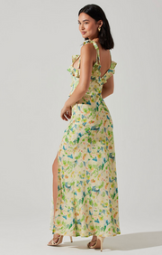 ASTR THE LABEL Sorbae Floral Maxi Dress-The Shop Laguna Beach