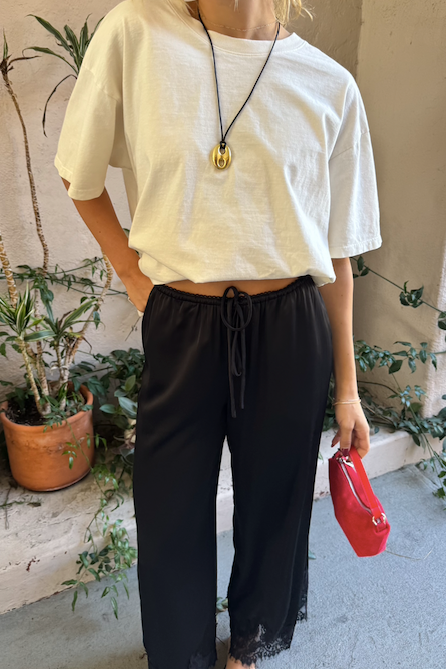 KEEN THE LABEL Marnie Lace-Trim Pant-The Shop Laguna Beach