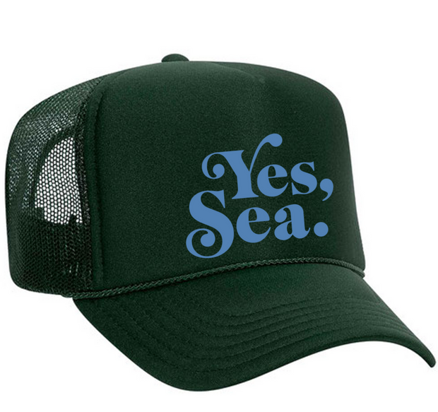 DANIELLA MANINI Yes, Sea Trucker Hat - More Colors Available-The Shop Laguna Beach