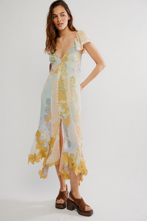 FREE PEOPLE Bali Aurora Midi Dress-The Shop Laguna Beach