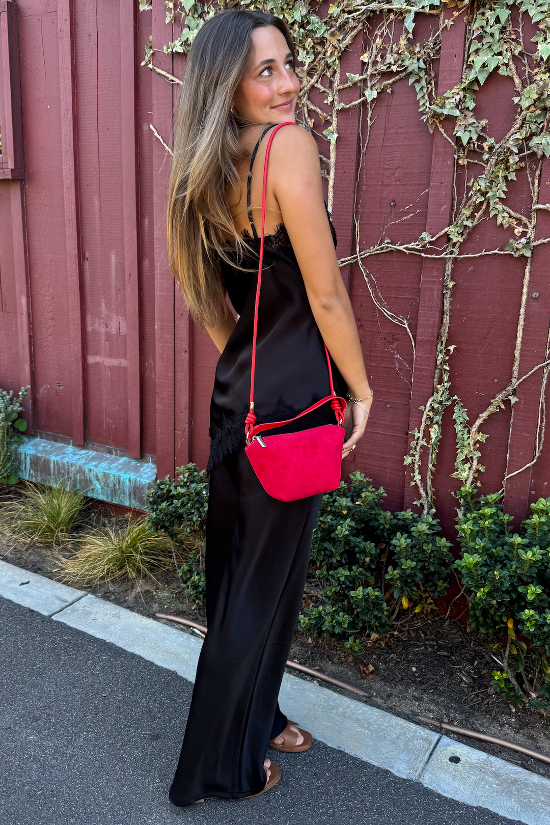 KEEN THE LABEL Arielle Satin Drawstring Pant-The Shop Laguna Beach