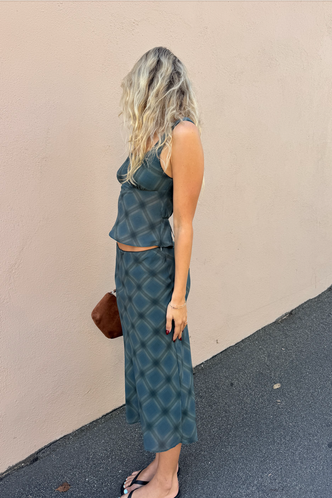 KEEN THE LABEL Clarke Printed Midi Skirt-The Shop Laguna Beach