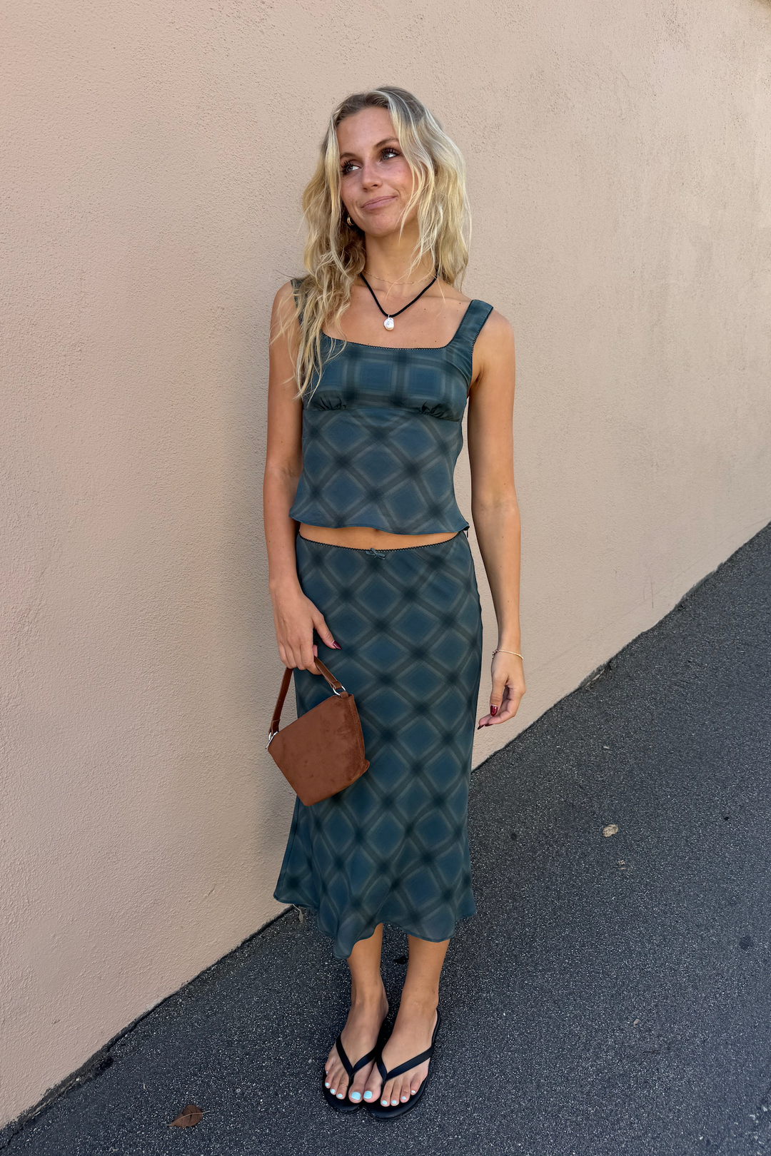 KEEN THE LABEL Clarke Printed Square Top-The Shop Laguna Beach