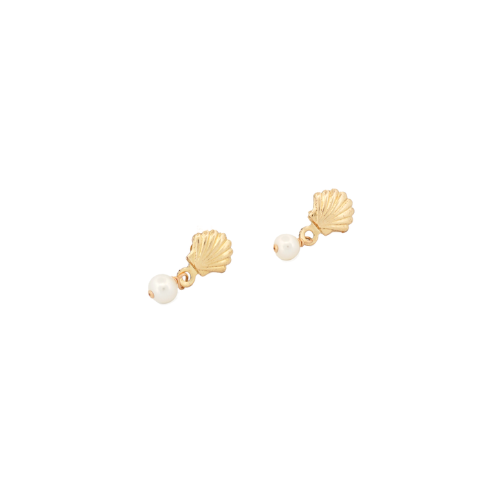 MAY MARTIN Shell/Pearl Earrings