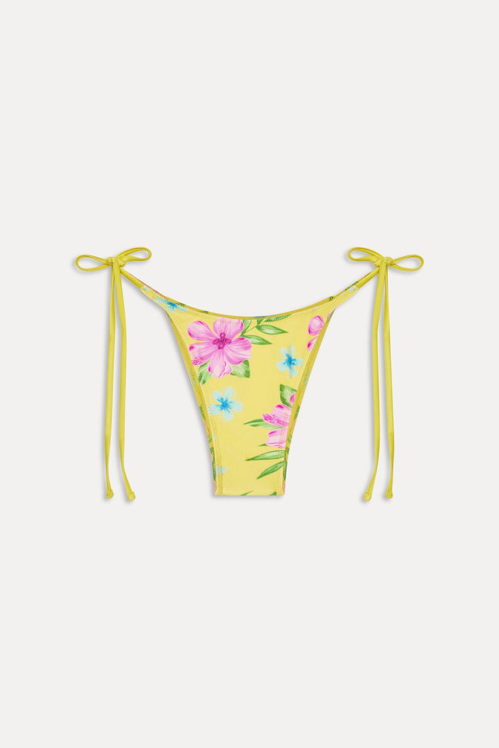 FRANKIES BIKINIS Soleil Beaded Tie-Side Bottom