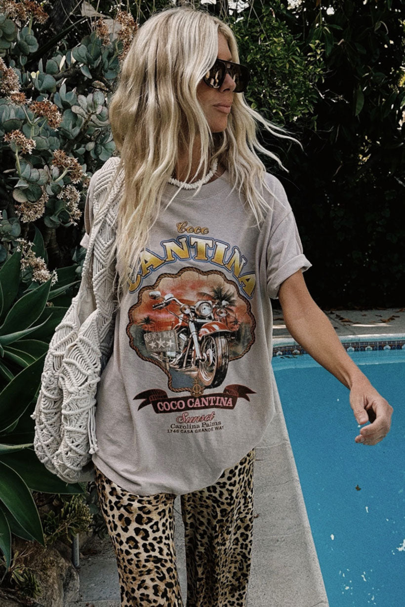 SPELL LOVERS & DREAMERS Coco Cantina Biker Tee-The Shop Laguna Beach