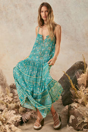 SPELL • ELYSIAN MOON Strappy Maxi Dress-The Shop Laguna Beach