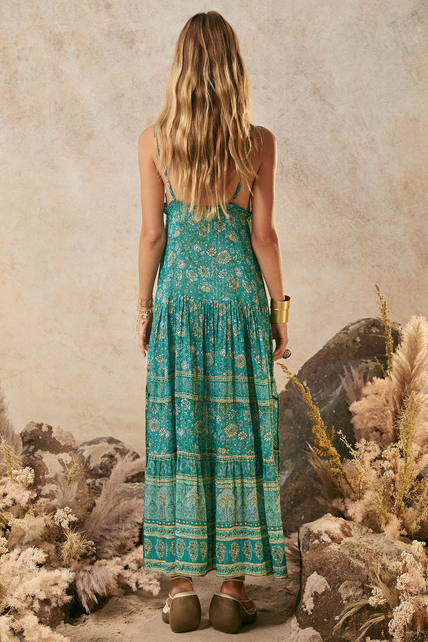 SPELL • ELYSIAN MOON Strappy Maxi Dress-The Shop Laguna Beach
