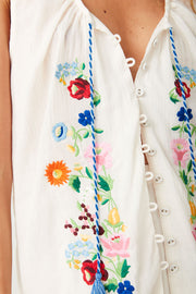 SPELL • FLORAPALOOSA Embroidered Cami-The Shop Laguna Beach