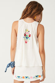 SPELL • FLORAPALOOSA Embroidered Cami-The Shop Laguna Beach