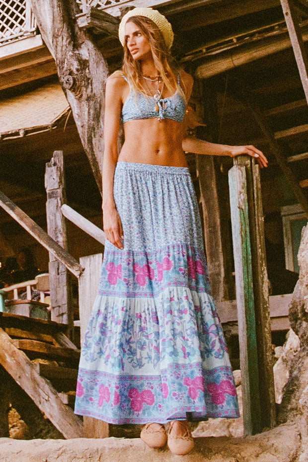 SPELL • SWEET NOTHINGS Love Jetty Maxi Skirt-The Shop Laguna Beach