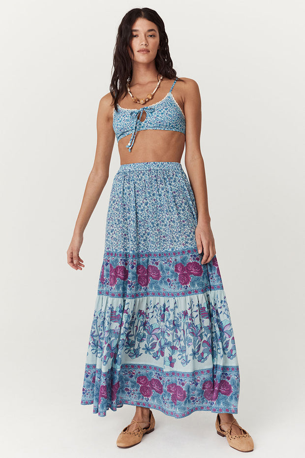 SPELL • SWEET NOTHINGS Love Jetty Maxi Skirt-The Shop Laguna Beach