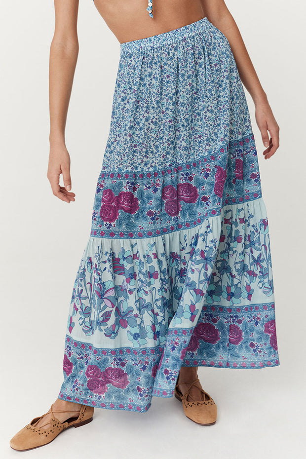 SPELL • SWEET NOTHINGS Love Jetty Maxi Skirt-The Shop Laguna Beach