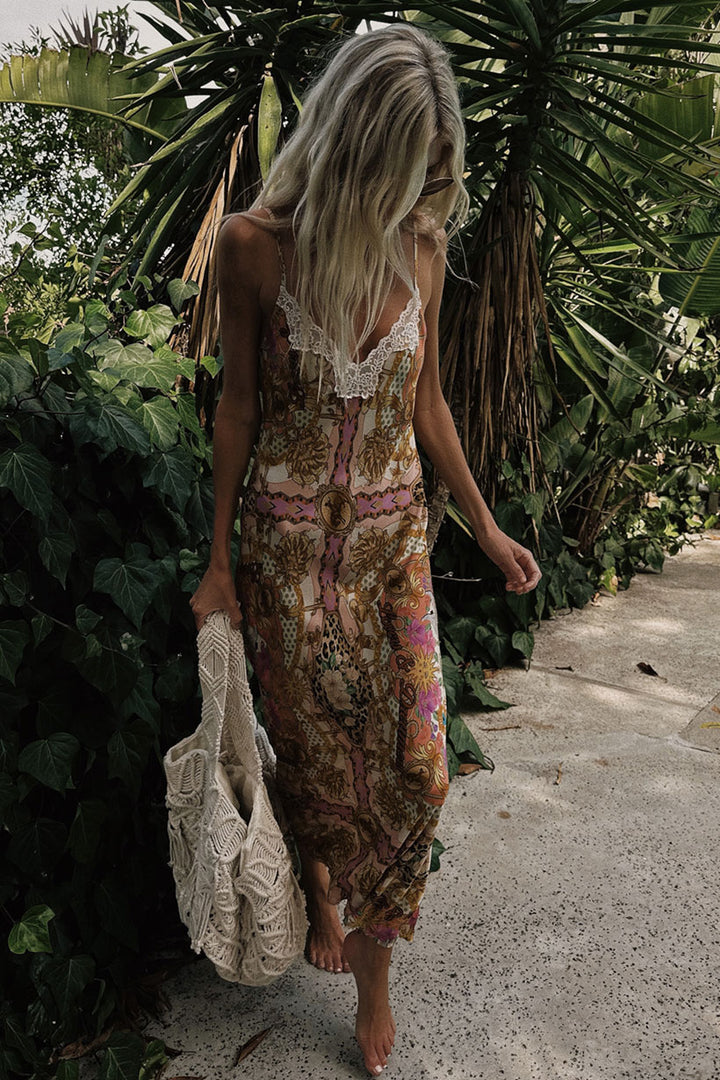 SPELL LOVERS & DREAMERS Strappy Maxi Dress-The Shop Laguna Beach