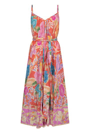 SPELL Painters Garden Strappy Maxi Dress-The Shop Laguna Beach