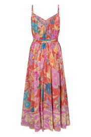 SPELL Painters Garden Strappy Maxi Dress-The Shop Laguna Beach