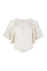 SPELL • VENUS RISING Free Love Lace Crop Top-The Shop Laguna Beach