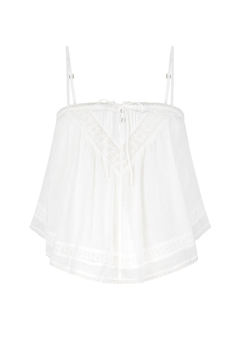 SPELL • VENUS RISING Hera Lace Crop Cami-The Shop Laguna Beach