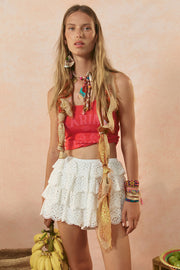 SPELL • VENUS RISING Yaya Lace Bloomer Short-The Shop Laguna Beach