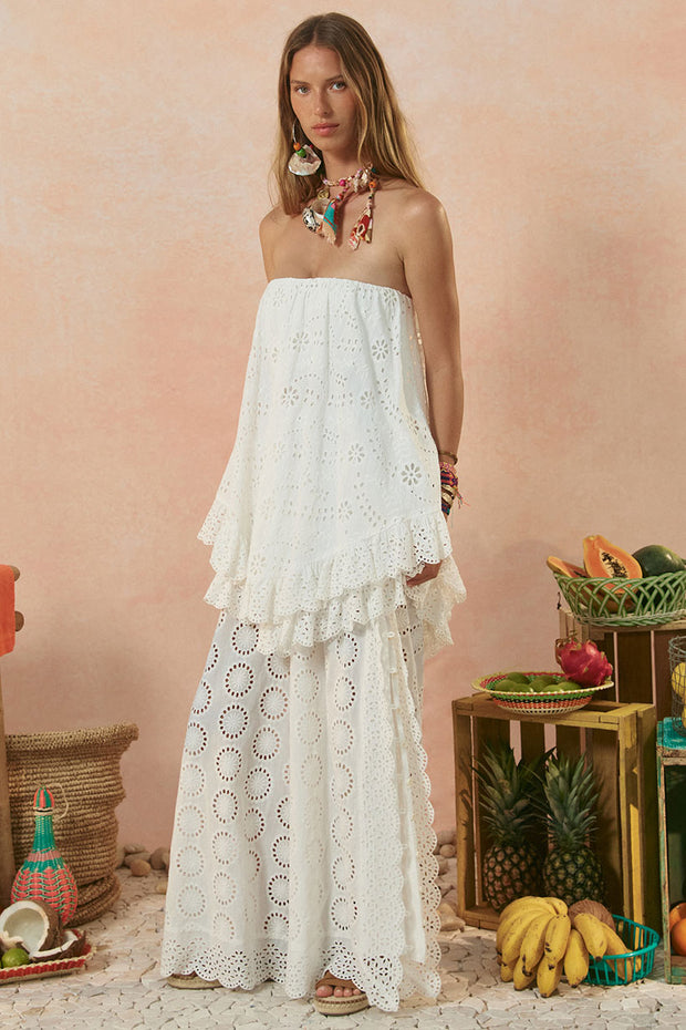SPELL • VENUS RISING Yaya Lace Scarf Mini Dress-The Shop Laguna Beach