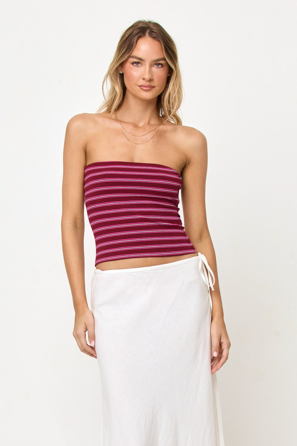 LSPACE Zinnia Knit Tube Top
