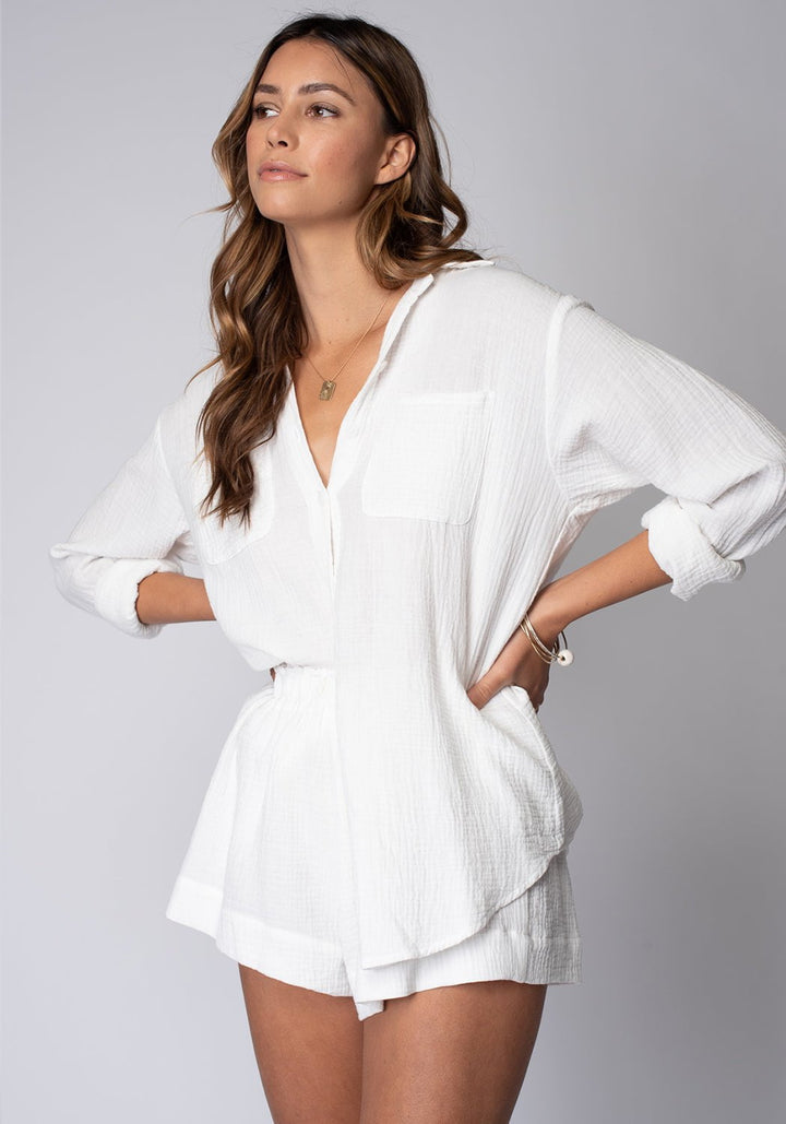 STILLWATER Barcelona Gauze Short-The Shop Laguna Beach