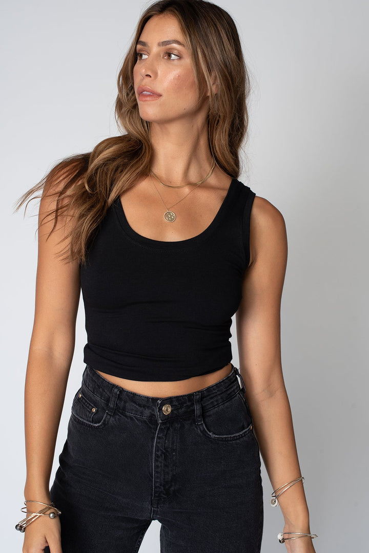 STILLWATER Crop Tank - More Colors Available-The Shop Laguna Beach