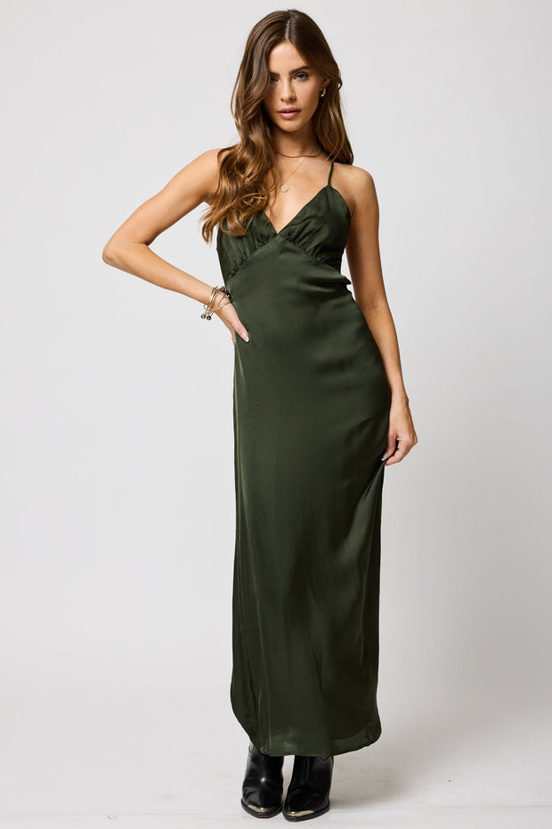 STILLWATER Lucia Silky Maxi Dress-The Shop Laguna Beach