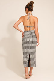 SUMMER OF 78 Adeline Jacquard Midi Skirt-The Shop Laguna Beach