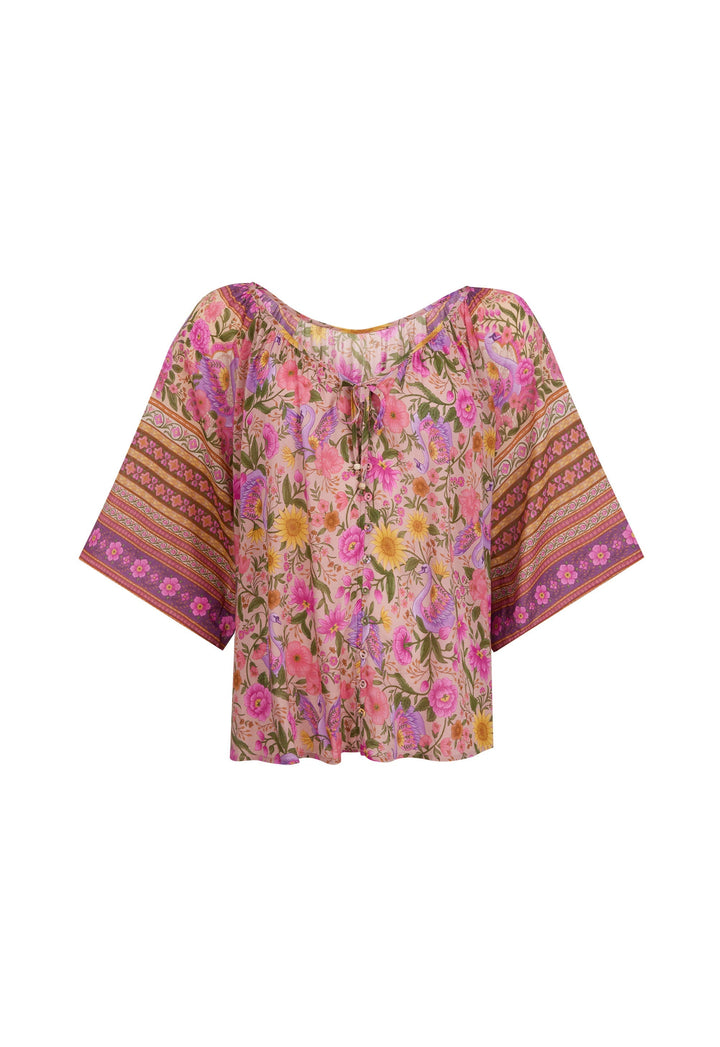 SPELL • VINTAGIA Swan Lake Short Sleeve Blouse