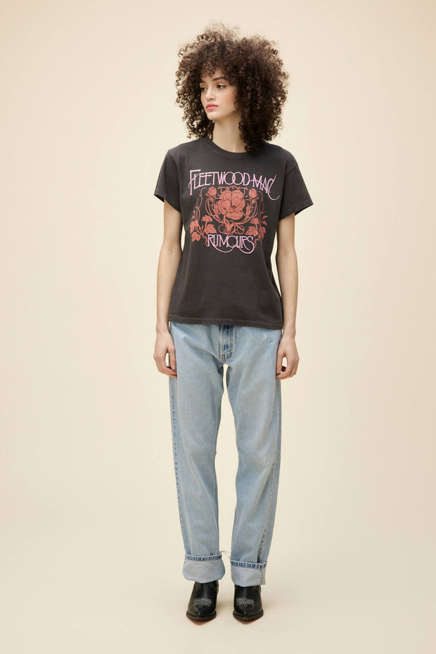 DAYDREAMER Fleetwood Mac Floral Tour Tee-The Shop Laguna Beach