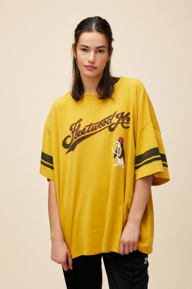 DAYDREAMER Fleetwood Mac Penguin Baseball Tee-The Shop Laguna Beach