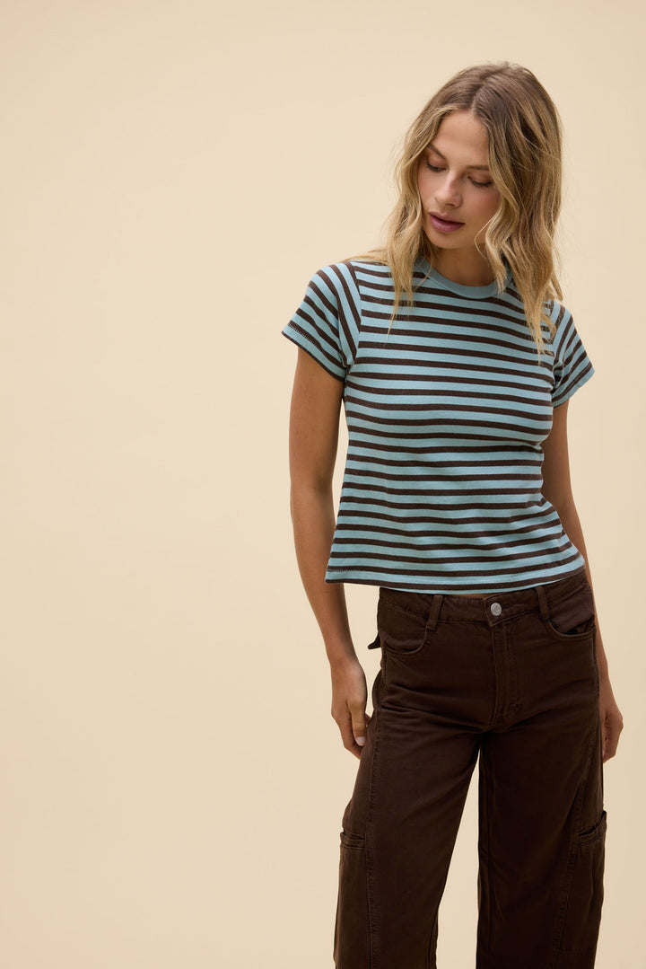 DAYDREAMER Stripe Vintage Tee