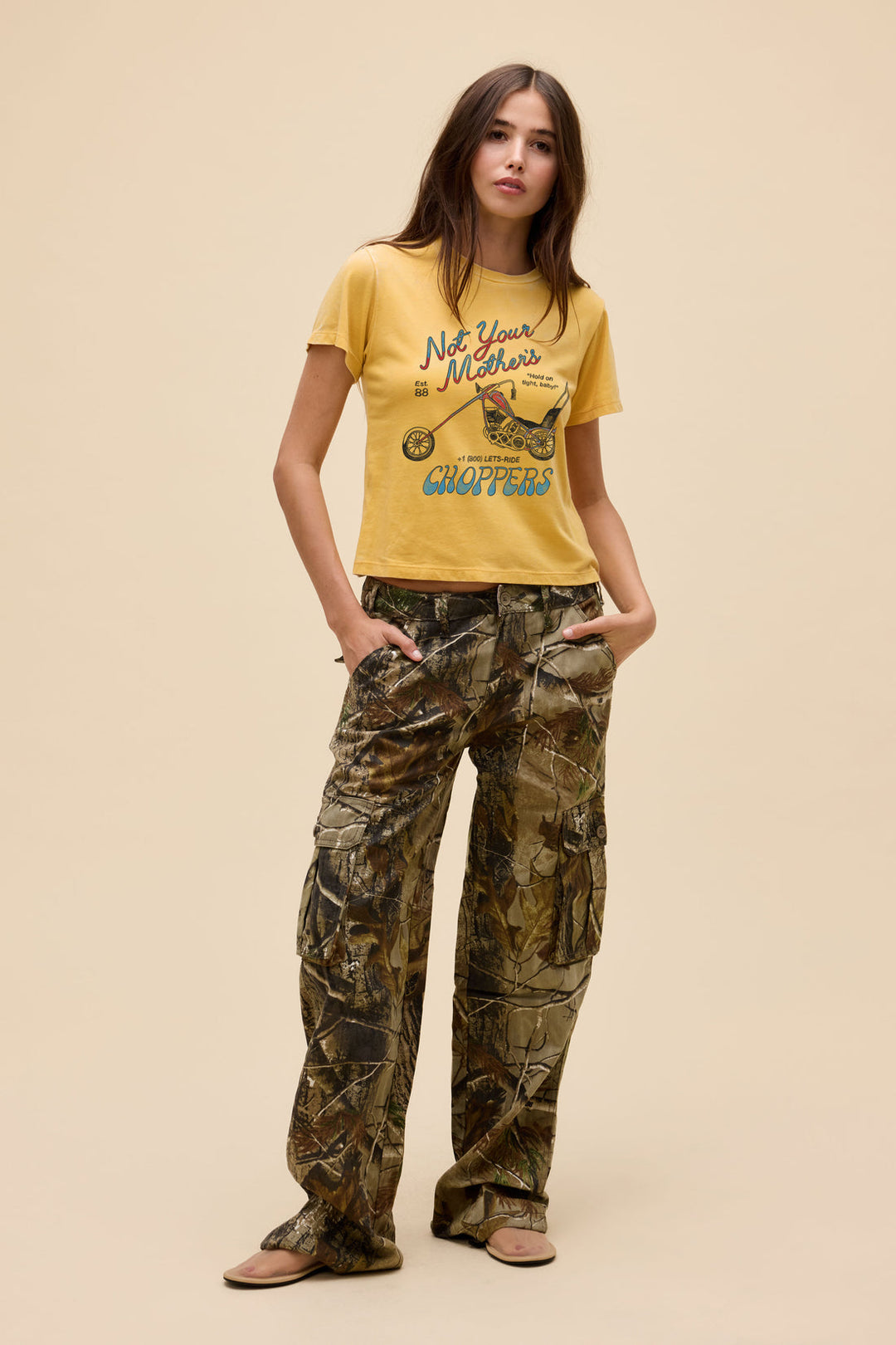 DAYDREAMER Not Your Mother's Choppers Burnout Vintage Tee-The Shop Laguna Beach