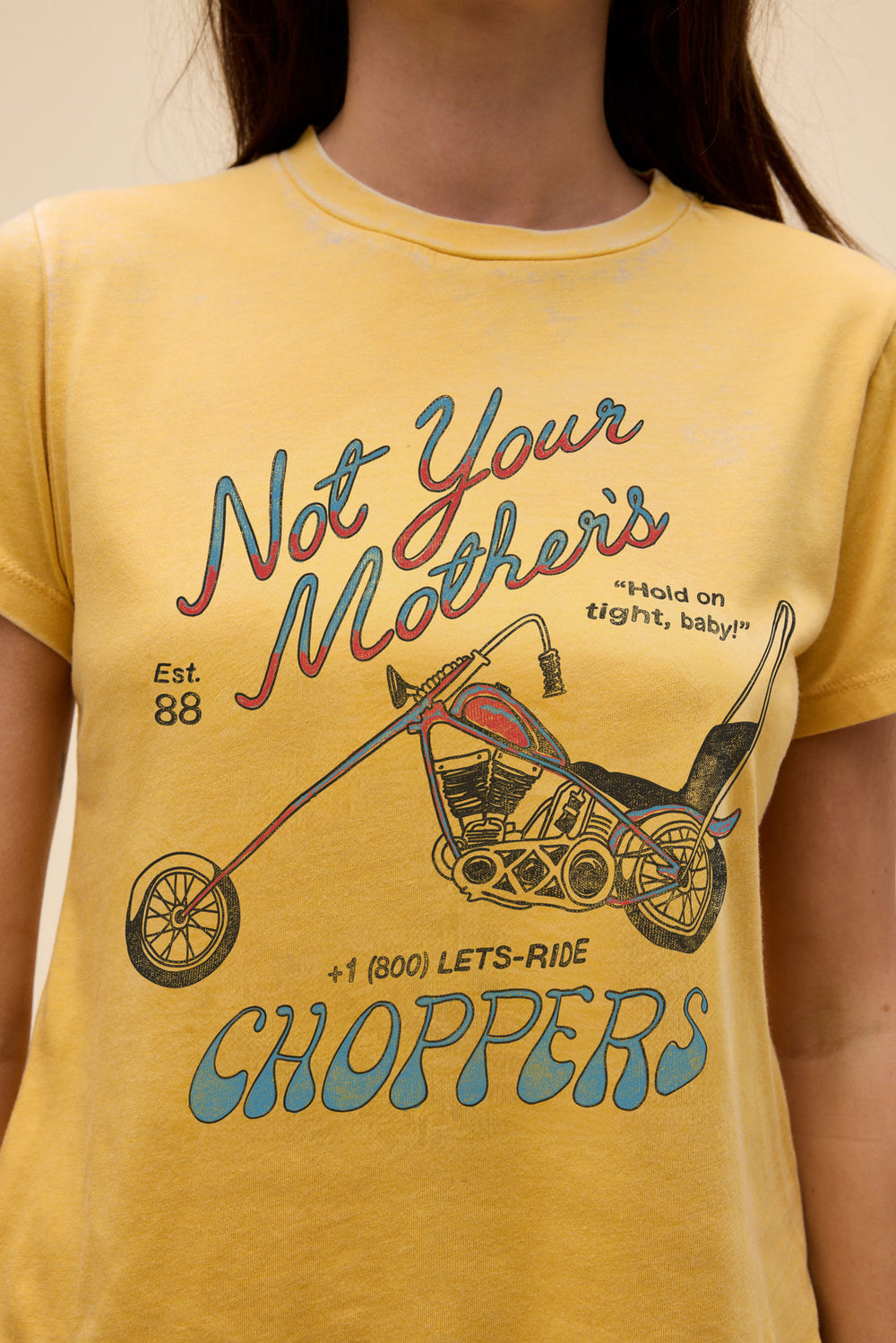 DAYDREAMER Not Your Mother's Choppers Burnout Vintage Tee-The Shop Laguna Beach