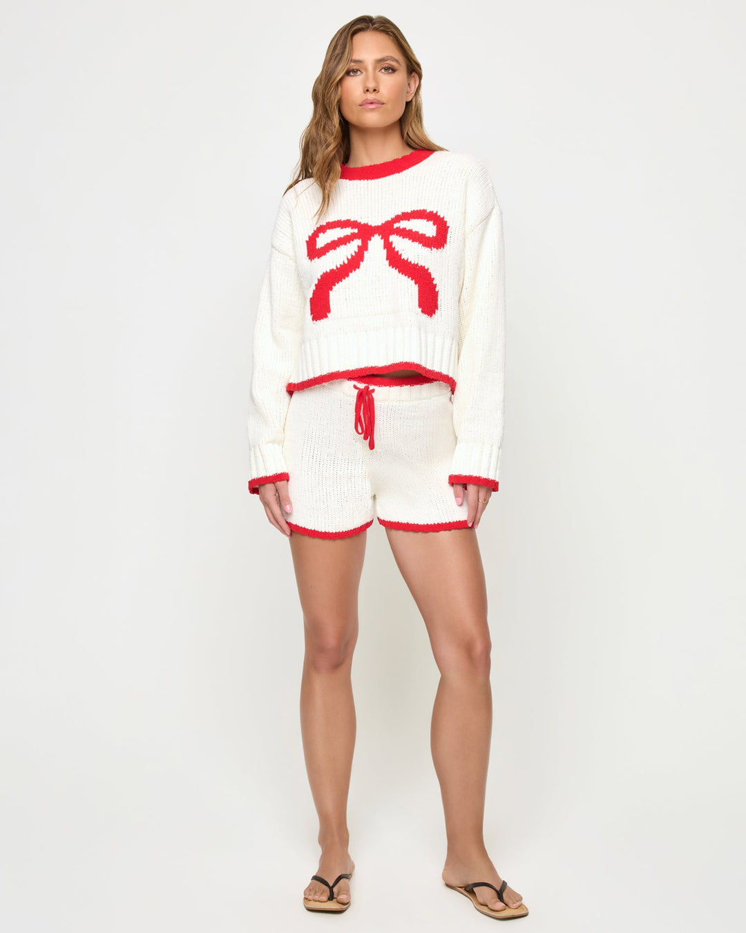 LSPACE Take A Bow Sweater-The Shop Laguna Beach