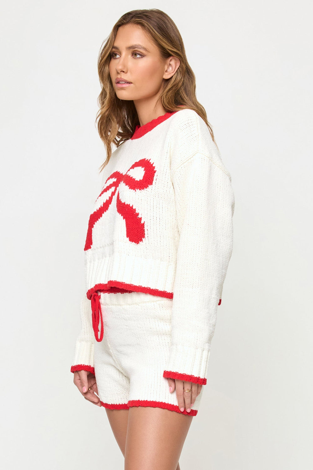 LSPACE Take A Bow Sweater-The Shop Laguna Beach
