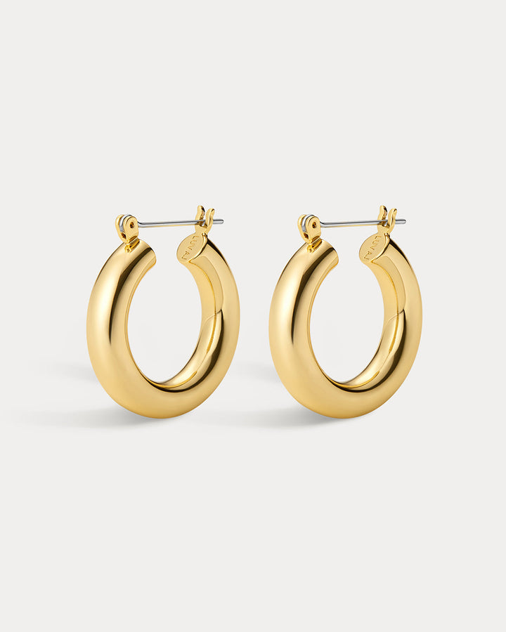 LUV AJ Baby Amalfi Hoops - Gold-The Shop Laguna Beach