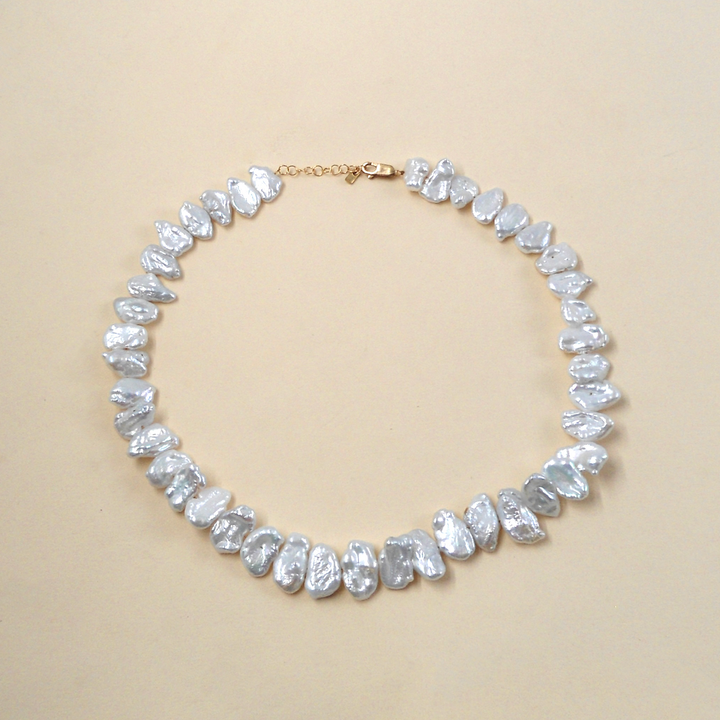 MAY MARTIN Teya Pearl Necklace-The Shop Laguna Beach