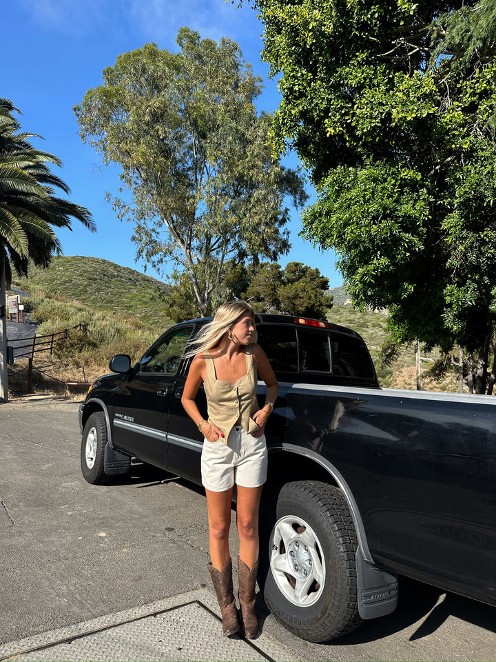 SANCIA The Charlotte Vest Top - More Colors Available-The Shop Laguna Beach