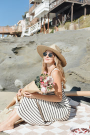KEEN THE LABEL Suni Stripe Knit Tank Dress-The Shop Laguna Beach