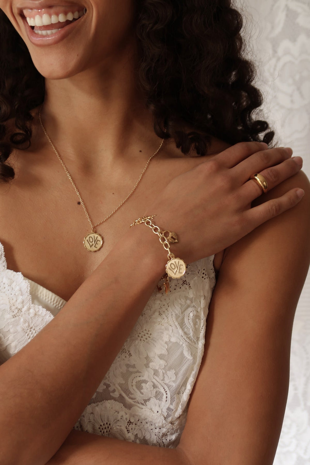 MAY MARTIN Sweethearts Necklace-The Shop Laguna Beach