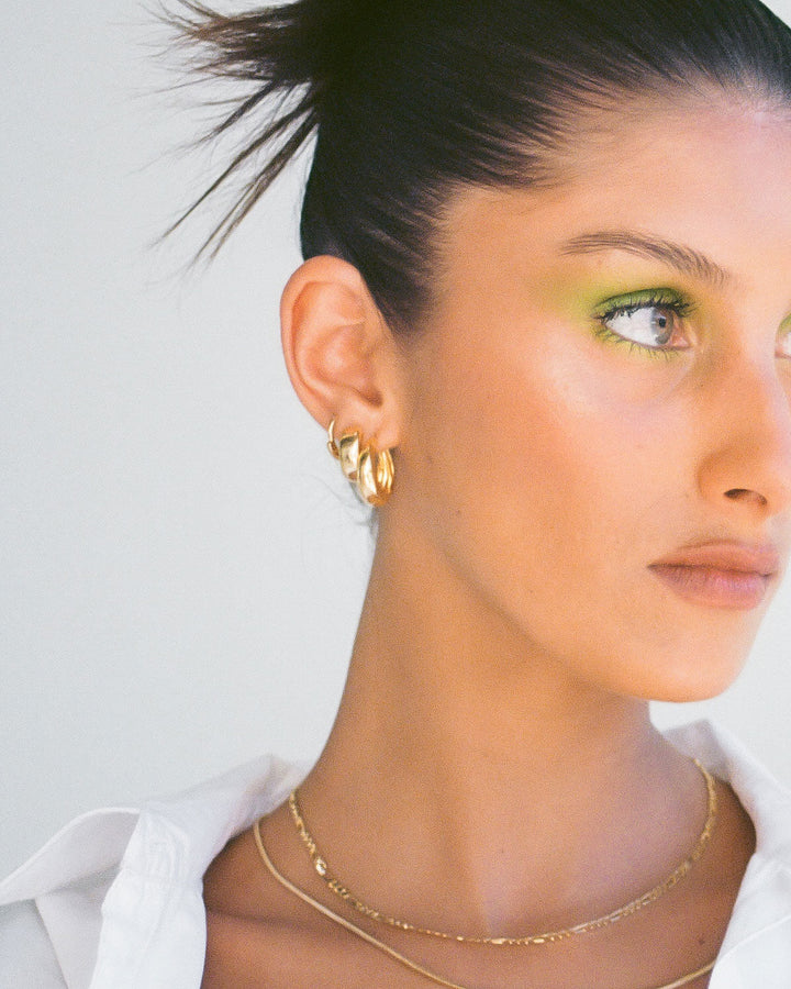 LUV AJ Marbella Hoops - Gold-The Shop Laguna Beach