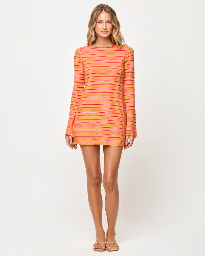 LSPACE X THE SALTY BLONDE Tita Long Sleeve Dress-The Shop Laguna Beach