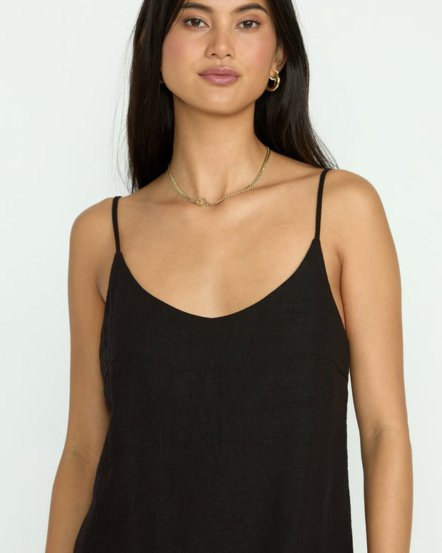 BILLABONG Summer Love Linen Slip Dress