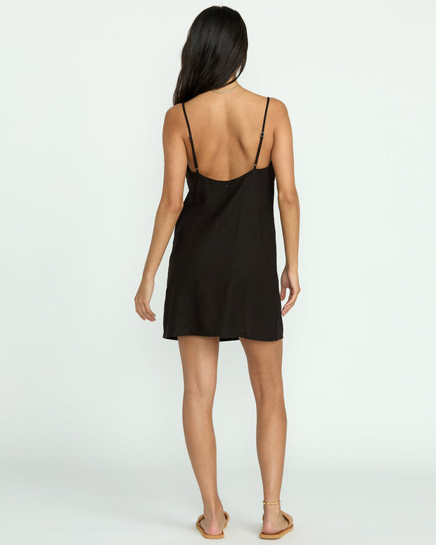 BILLABONG Summer Love Linen Slip Dress