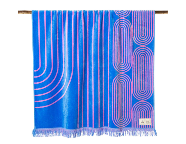 RUBY MINT Pembroke Luxury Beach Towel-The Shop Laguna Beach