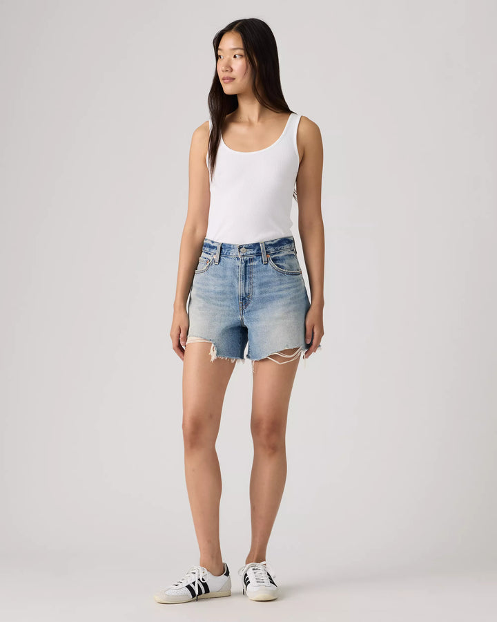 LEVI'S Ribcage Cut-Off Denim Short - Blow My Mind