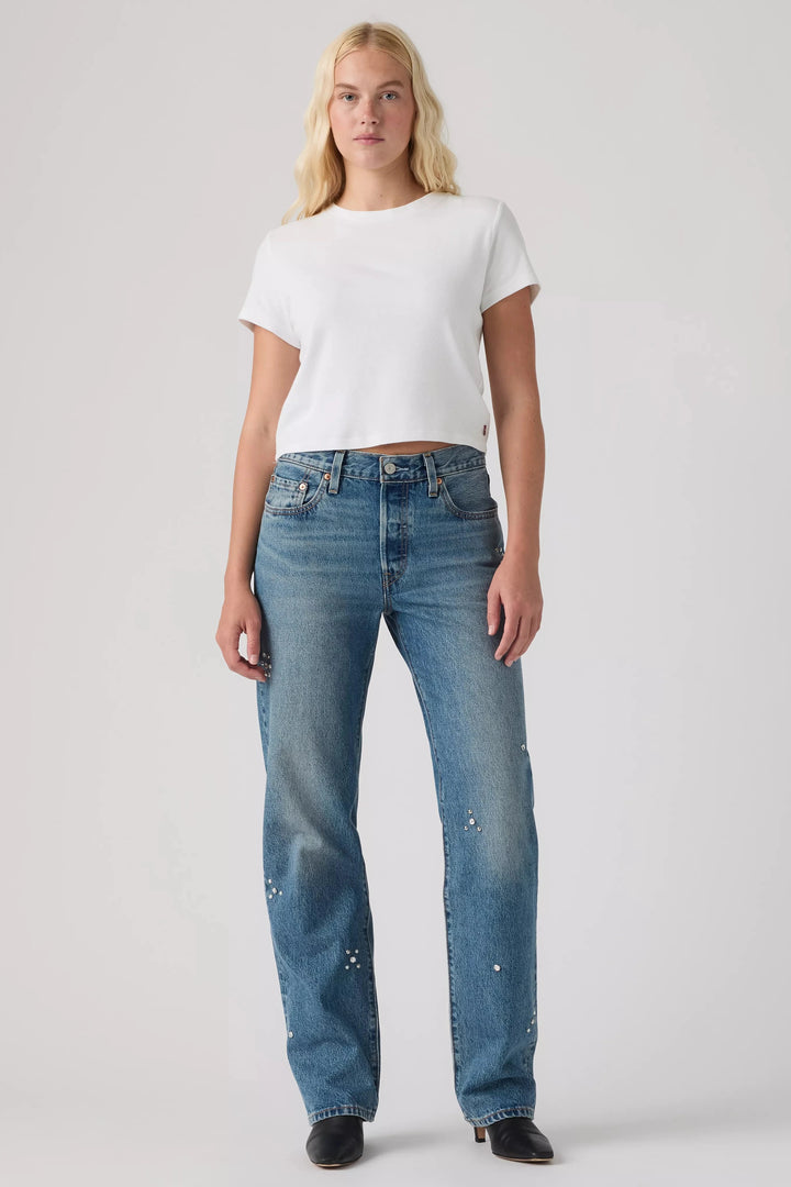 LEVI'S 501 90s Embellished Denim Pant-The Shop Laguna Beach
