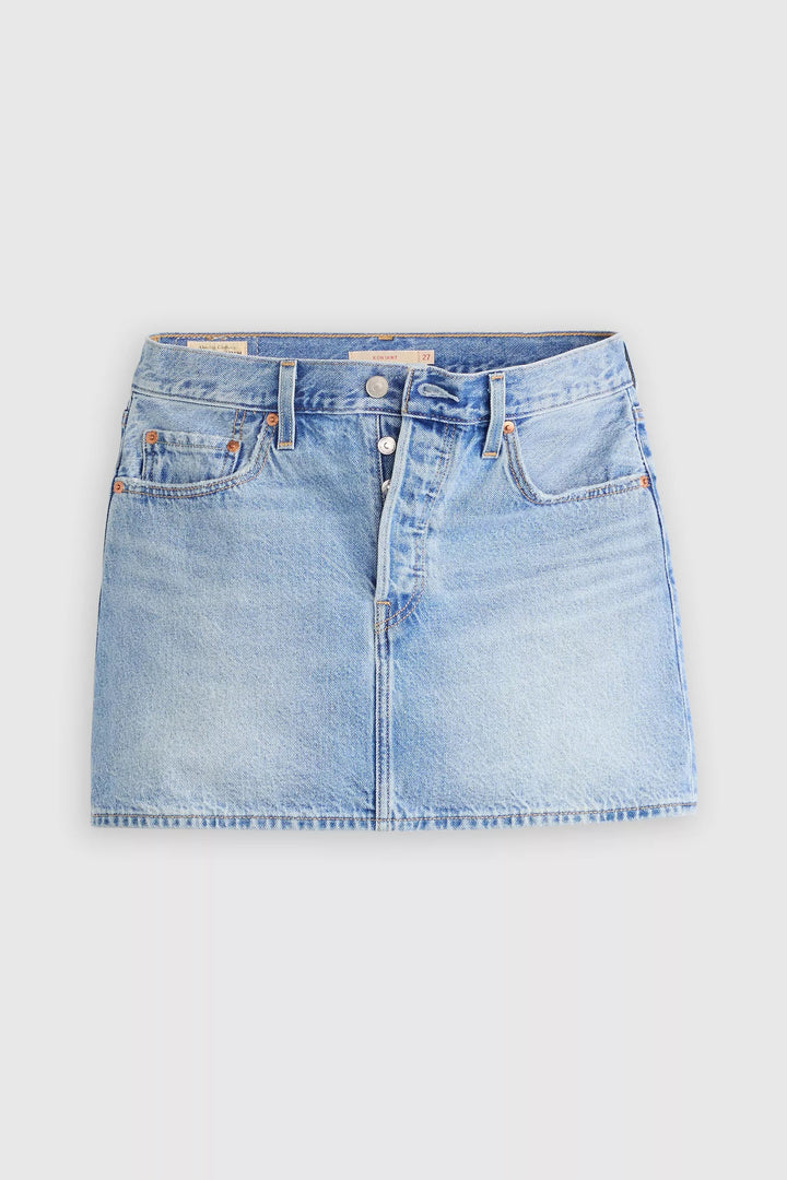 LEVI'S Icon Denim Mini Skirt - Aligned Smoke